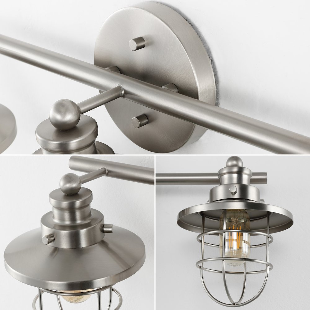 Ellis 3-Light Industrial Farmhouse Vanity Light