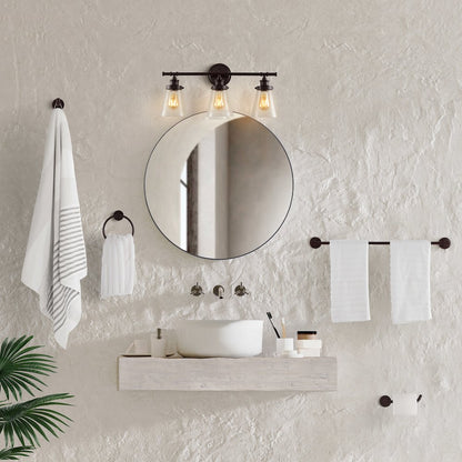 Hollis 3-Light Traditional Farmhouse Vanity Light