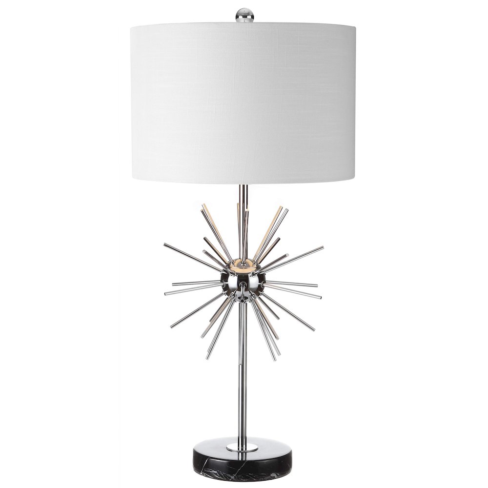 Aria Metal/Marble Led Table Lamp (Set Of 2)