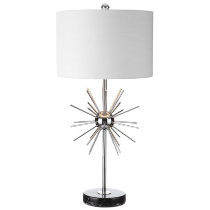 Aria Metal/Marble Led Table Lamp (Set Of 2)