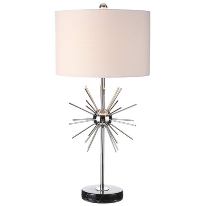 Aria Metal/Marble Led Table Lamp (Set Of 2)