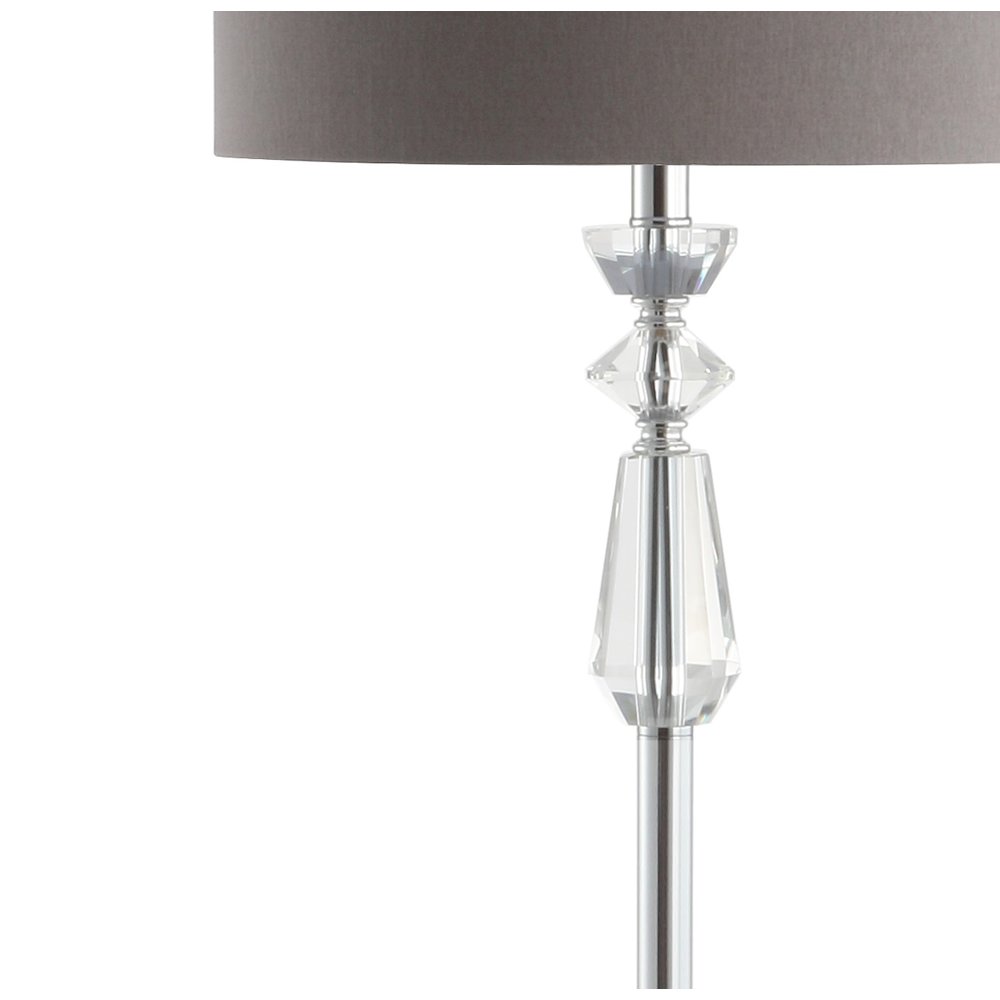 Layla Crystal Metal Led Floor Lamp