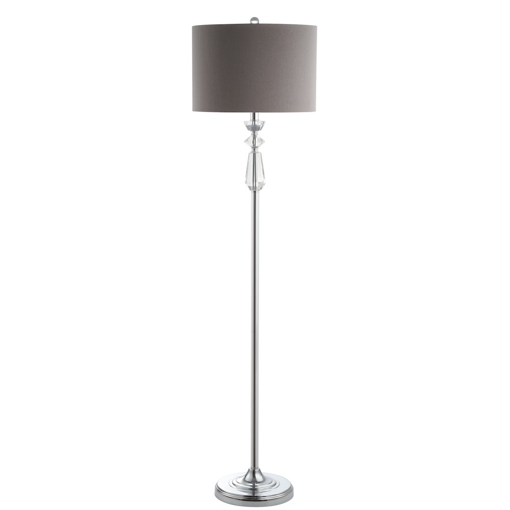 Layla Crystal Metal Led Floor Lamp