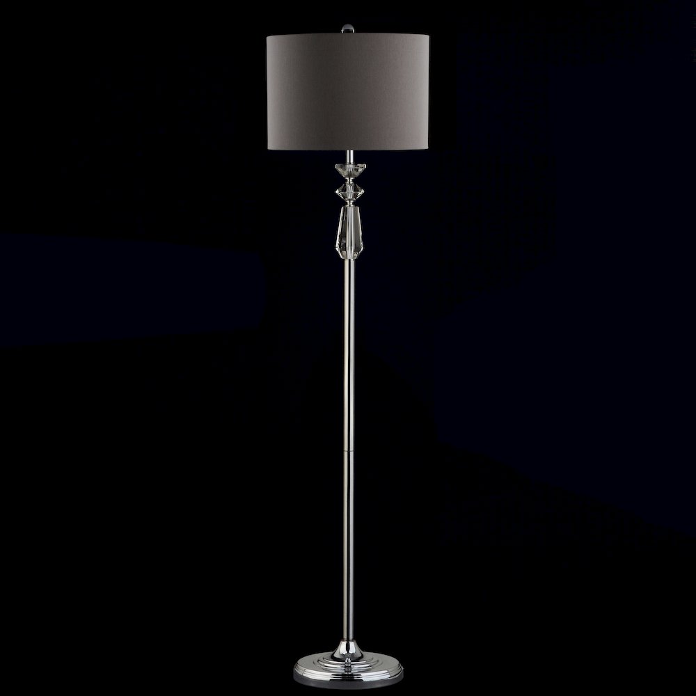Layla Crystal Metal Led Floor Lamp