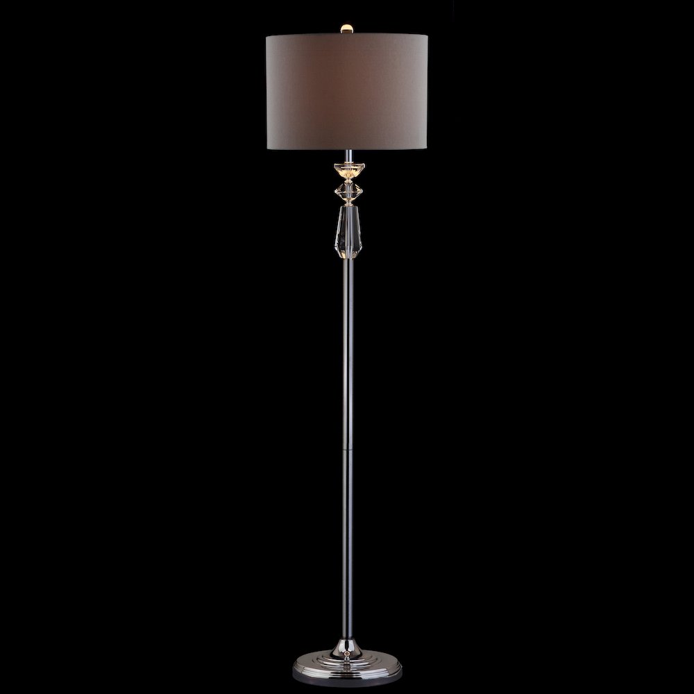 Layla Crystal Metal Led Floor Lamp