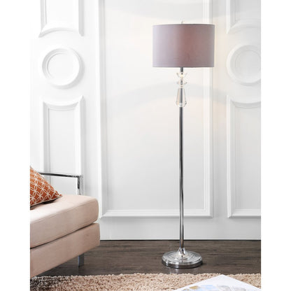 Layla Crystal Metal Led Floor Lamp