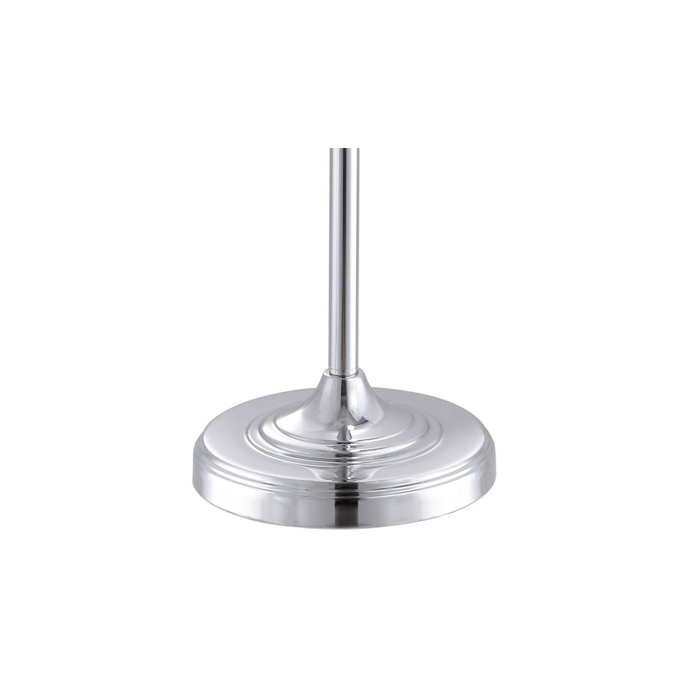 Aubrey Crystal Metal Led Floor Lamp