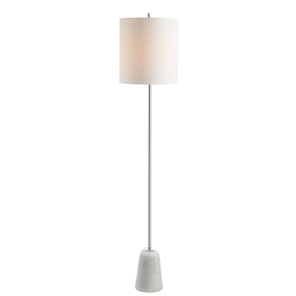 Lincoln Marble/Metal Led Floor Lamp
