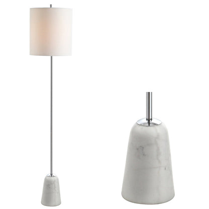 Lincoln Marble/Metal Led Floor Lamp