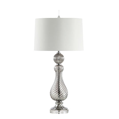 Murano Swirled Crystalglass Led Table Lamp