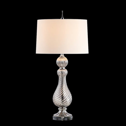 Murano Swirled Crystalglass Led Table Lamp