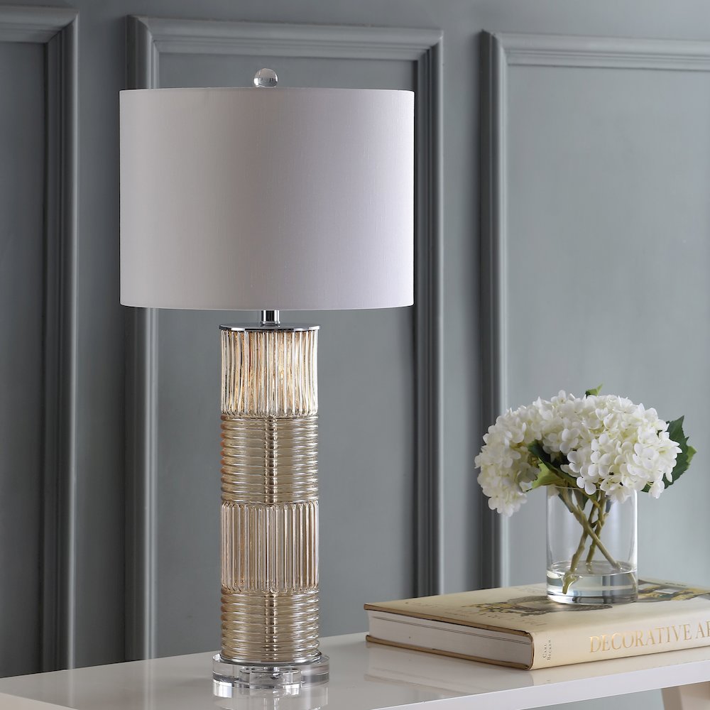Genevieve Glasscrystal Led Table Lamp