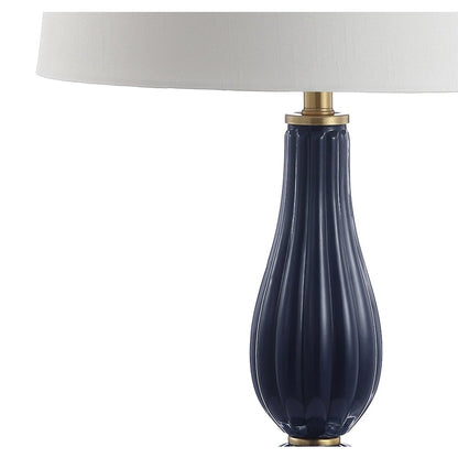 Maddie Glassmetal Led Table Lamp