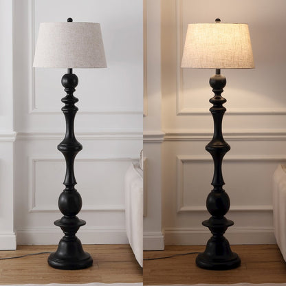 Taylor Spindled Resin LED Floor Lamp