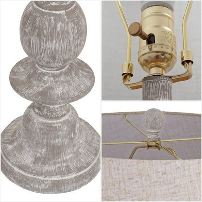 Taylor Spindled Resin LED Floor Lamp