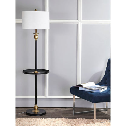 Evans Metal Led End Table Floor Lamp