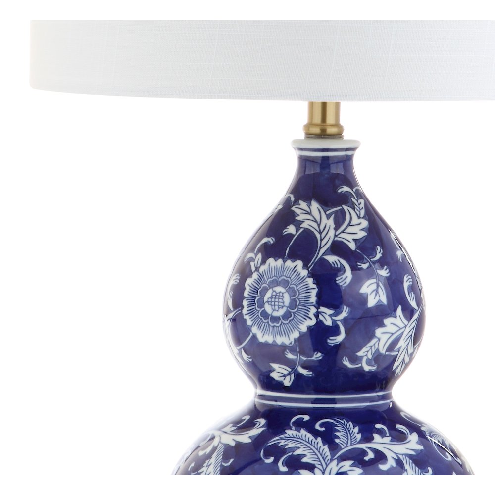 Lee Ceramic Chinoiserie Led Table Lamp
