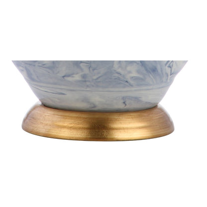 Holly Marbleized Ceramic Led Table Lamp