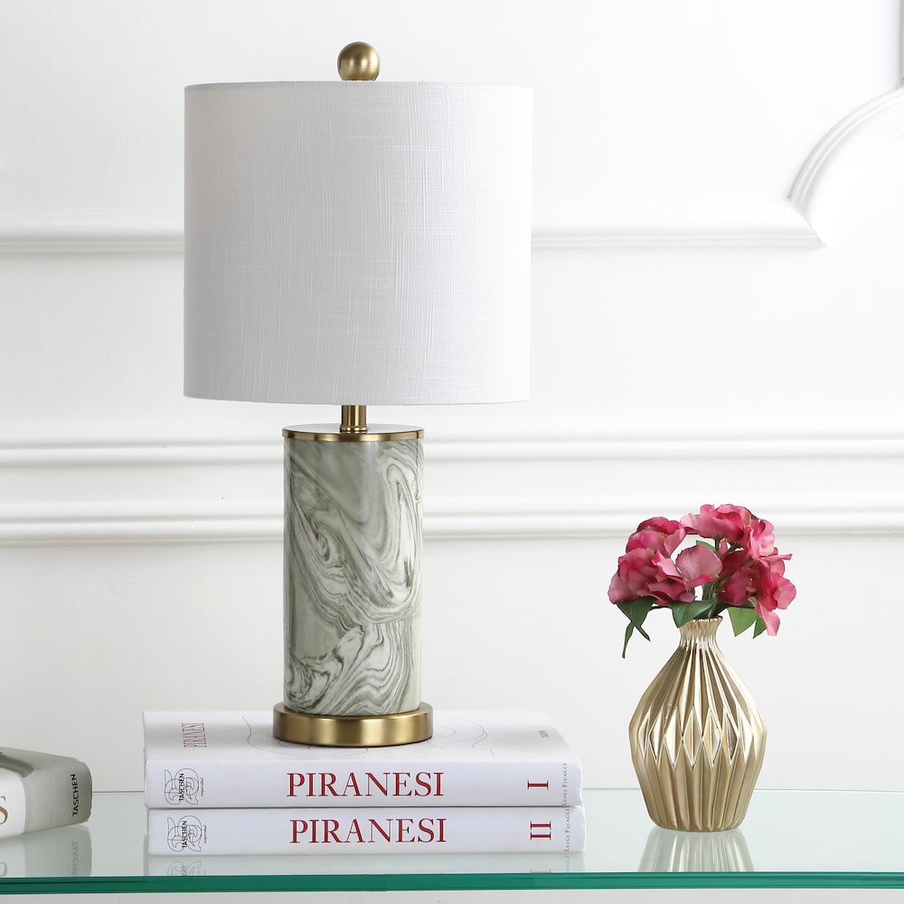 Swirl Ceramic Led Table Lamp