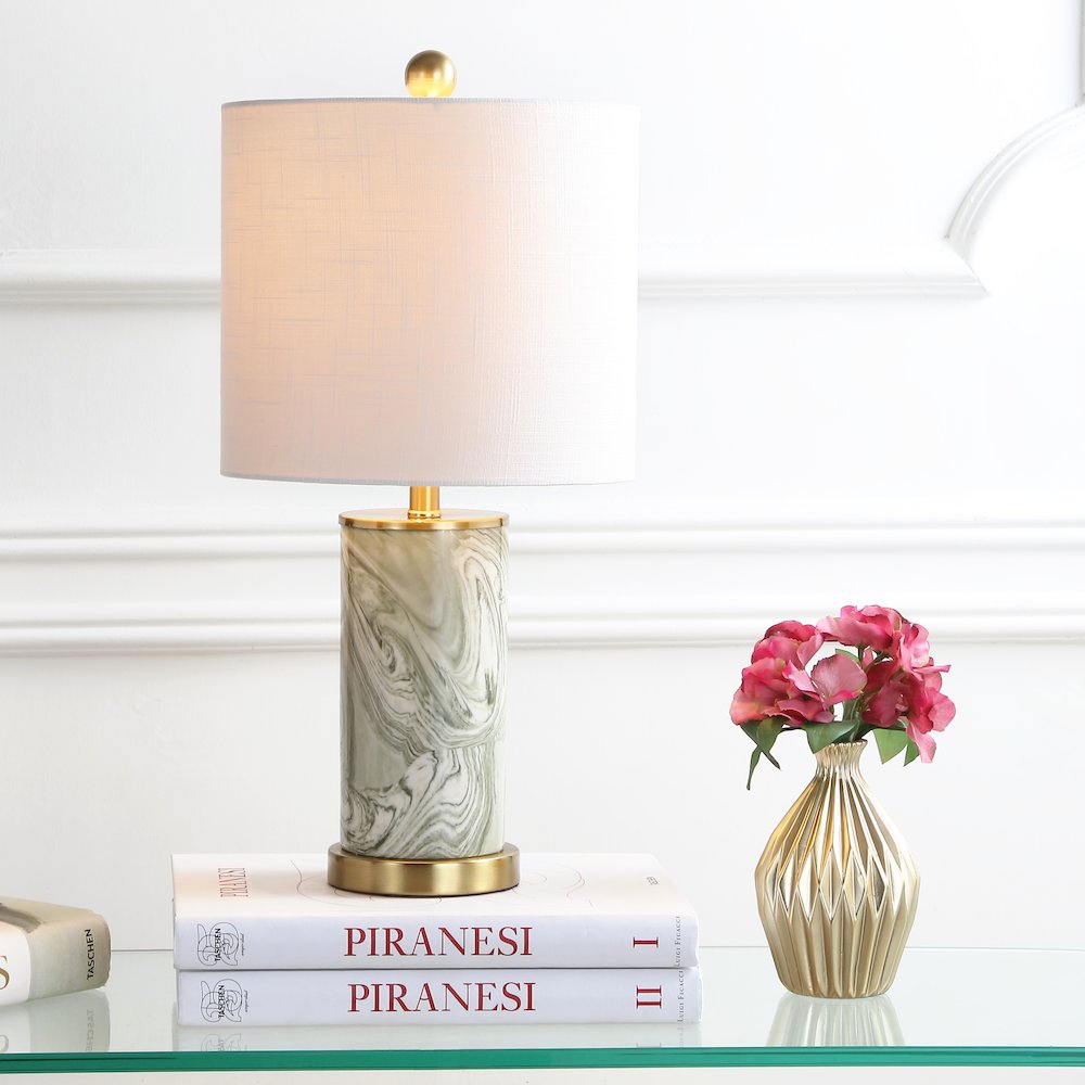 Swirl Ceramic Led Table Lamp