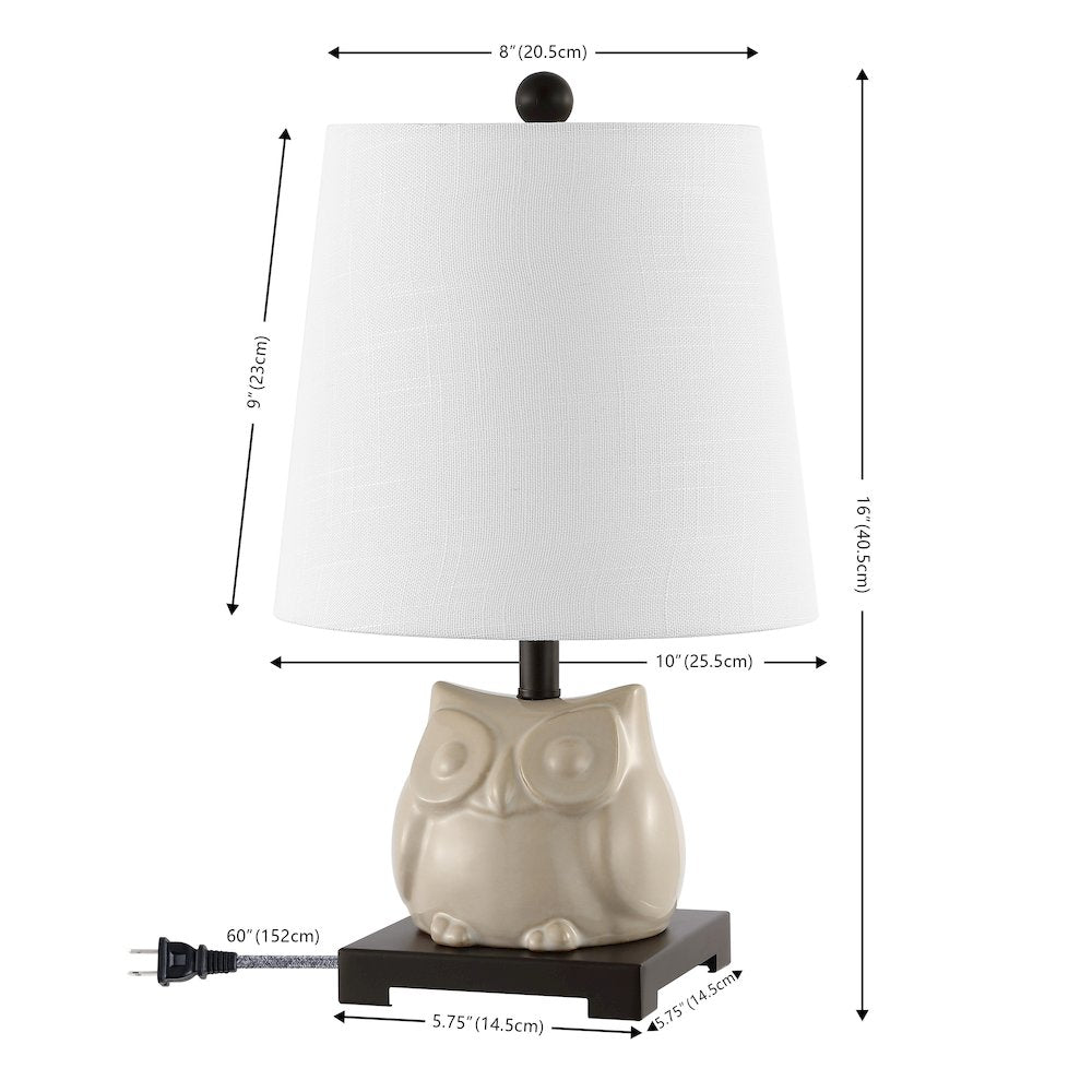 Justina Ceramic Mini Led Table Lamp