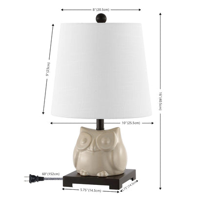 Justina Ceramic Mini Led Table Lamp