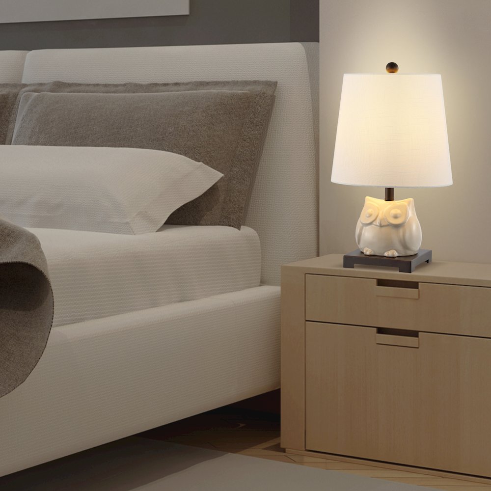Justina Ceramic Mini Led Table Lamp