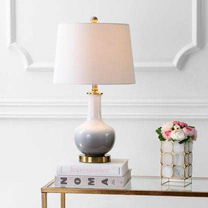 Gradient Ceramicbrass Led Table Lamp