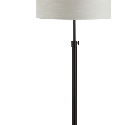June Adjustable Metal/Marble Led Floor Lamp