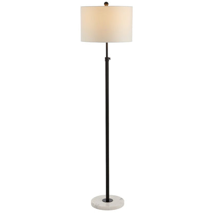 June Adjustable Metal/Marble Led Floor Lamp