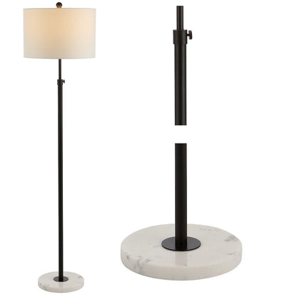 June Adjustable Metal/Marble Led Floor Lamp