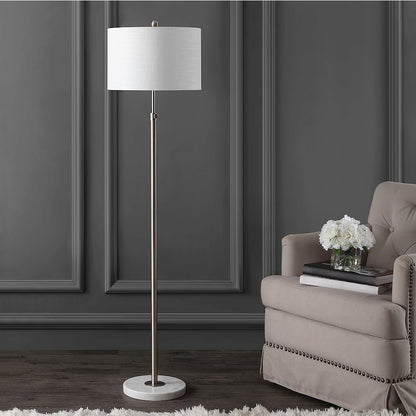 June Adjustable Metal/Marble Led Floor Lamp
