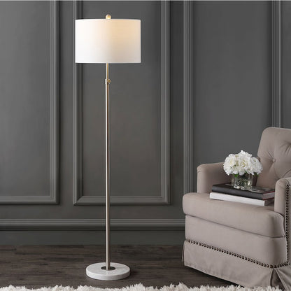June Adjustable Metal/Marble Led Floor Lamp