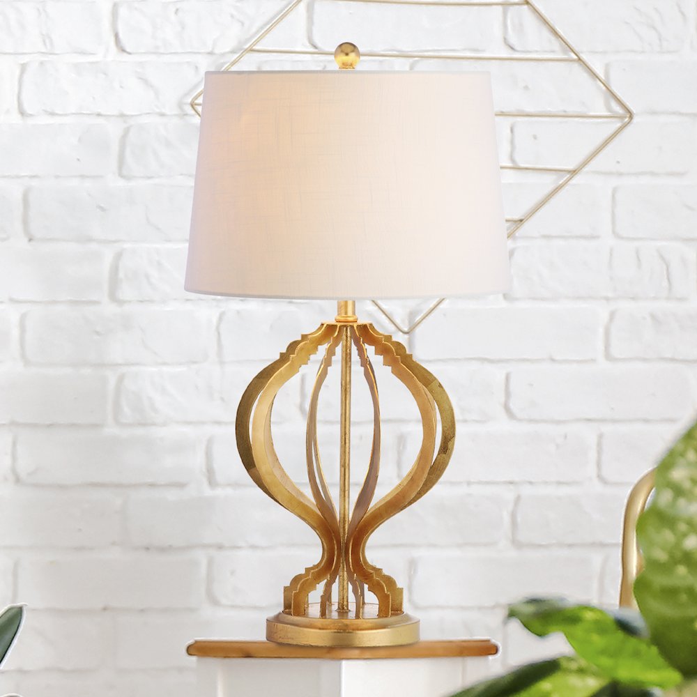 Sebastian Metal Trellis Led Table Lamp