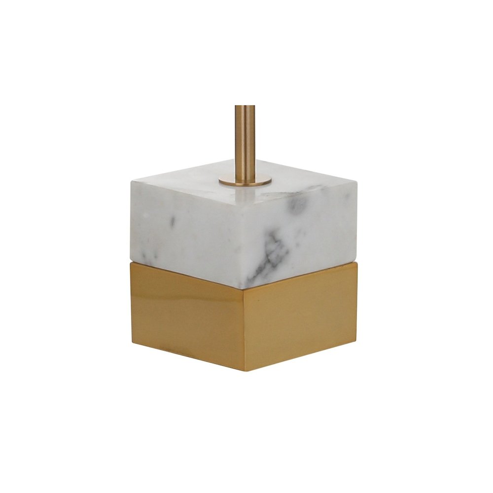 Iva Adjustable Brass Library Led Floor Lamp