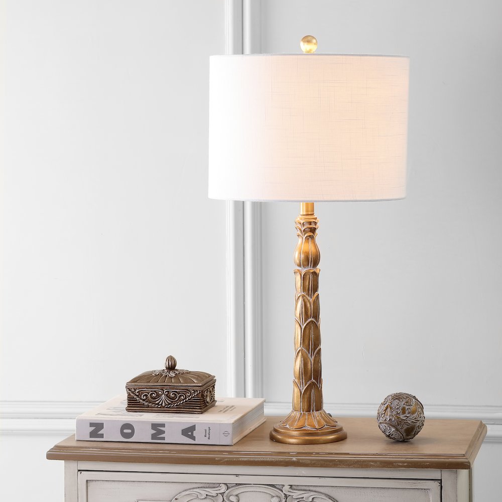 Blanche Resin Led Table Lamp