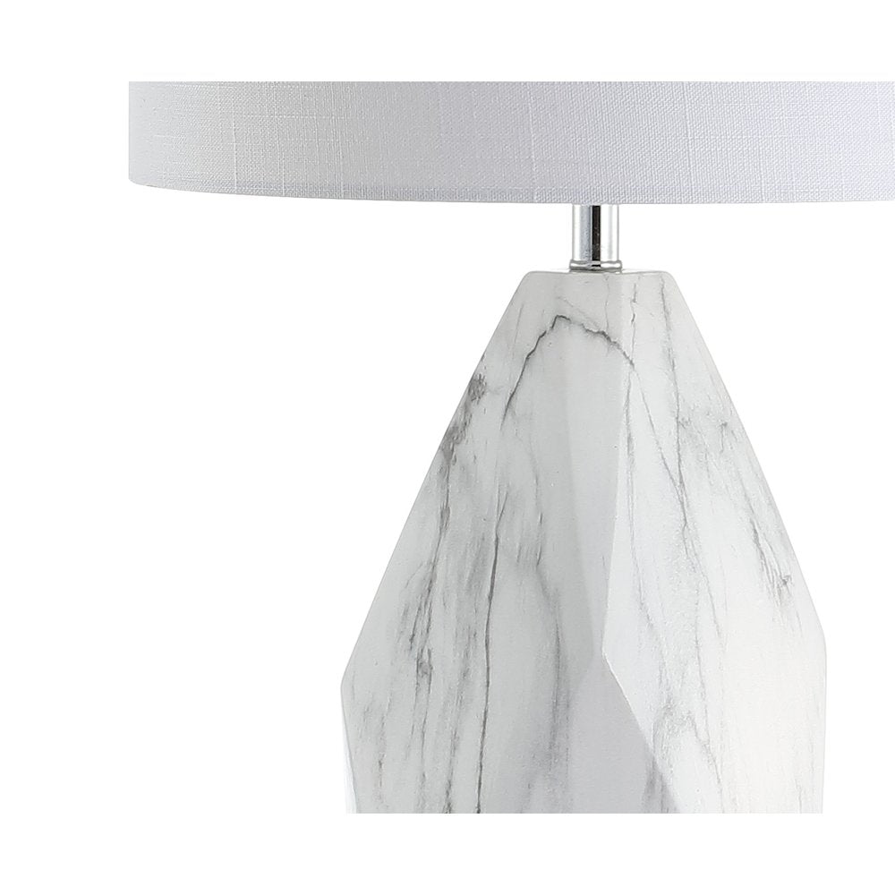 Oslo Ceramic Marblecrystal Led Table Lamp