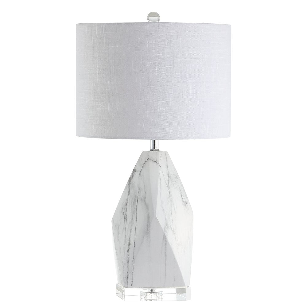 Oslo Ceramic Marblecrystal Led Table Lamp