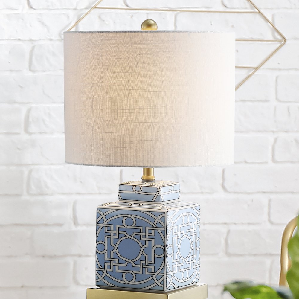 Catherine Ceramicmetal Ginger Jar Led Table Lamp