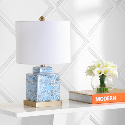 Catherine Ceramicmetal Ginger Jar Led Table Lamp