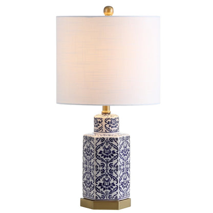 Diana Ginger Jar Ceramicmetal Led Table Lamp