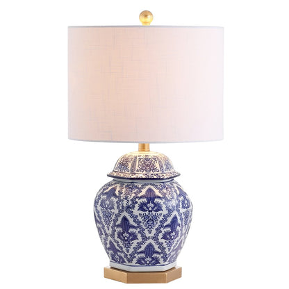 Gretchen Ginger Jar Ceramicmetal Led Table Lamp