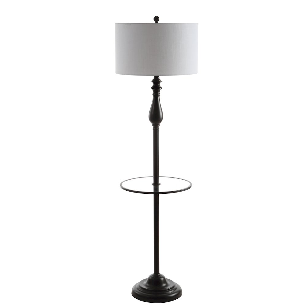 Laine Metal/Glass Led Side Table And Floor Lamp