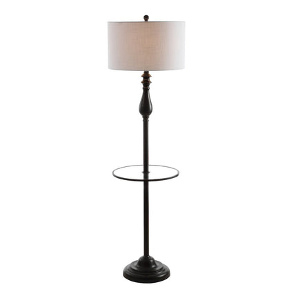 Laine Metal/Glass Led Side Table And Floor Lamp