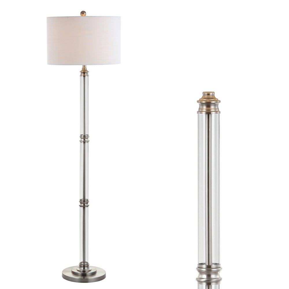 Ralph Metal/Glass Floor Lamp