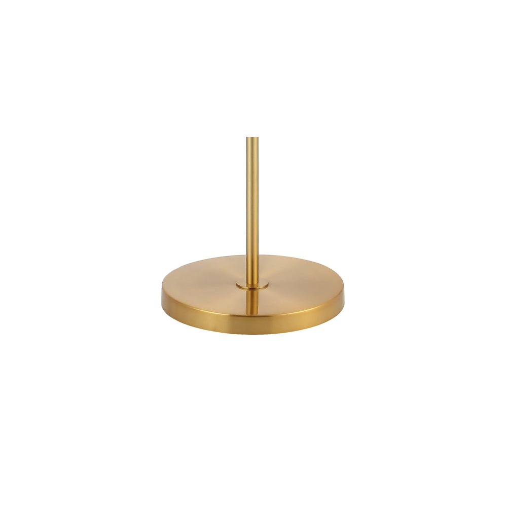Kathryn Classic Iron/Seeded Glass Adjustable Head Modern Led Floor Lamp