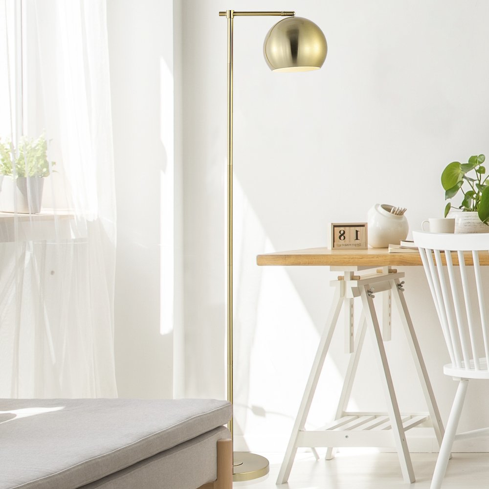 Eva Modern Contemporary Iron Led Floor Lamp