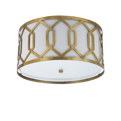 Hex Metal Led Flush Mount