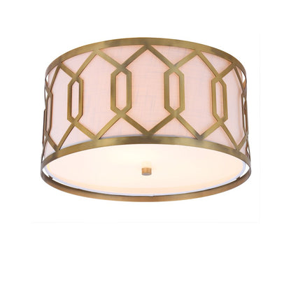 Hex Metal Led Flush Mount
