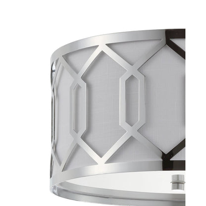 Hex Metal Led Flush Mount
